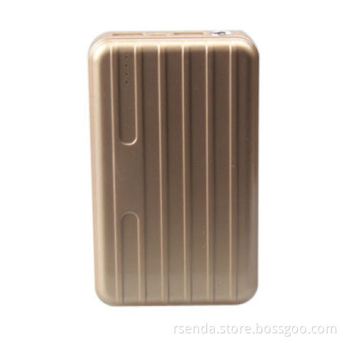Unique corporate gifts portable power bank, emergency charger, natural stone-shaped, 10,400mAh